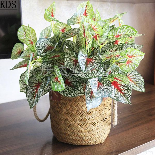 8 head sweet potato leaf pink leaves handfeel bundle of leaves green vegetation wall decoration fake grass plastic grass
8 head sweet potato leaf pink leaves handfeel bundle of leaves green vegetation wall decoration fake grass plastic grass
