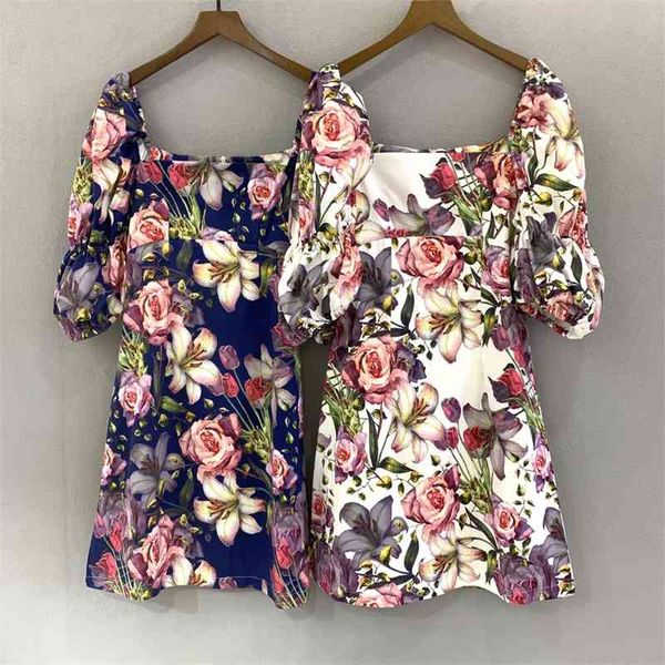 truevoker european runway trends cottagecor cotton dress lady square collar blue flower print cute wedding party festa vestido 210602, Black;gray
truevoker european runway trends cottagecor cotton dress lady square collar blue flower print cute wedding party festa vestido 210602, Black;gray