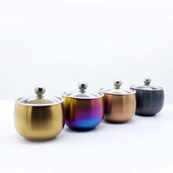 kitchen suppli 304 stainls steel seasoning can sugar box salt cup visual glass with cover with spoon
kitchen suppli 304 stainls steel seasoning can sugar box salt cup visual glass with cover with spoon