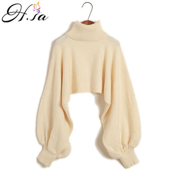 h.sa women turtleneck sweater and pullovers lantern sleeve oversized pull jumpers 2 piecs sweater vest thick winter sweater 210716, White;black
h.sa women turtleneck sweater and pullovers lantern sleeve oversized pull jumpers 2 piecs sweater vest thick winter sweater 210716, White;black