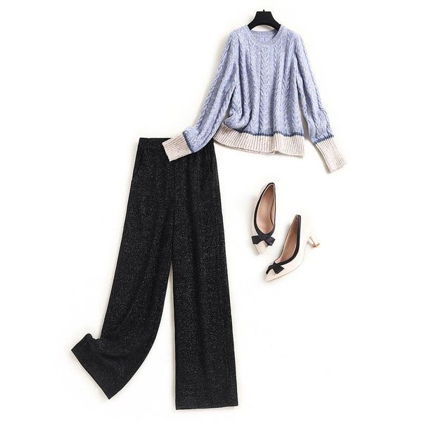 autumn winter two piece outfit women fashion long sleeve knitted sweater and pants suit 2 piece matching sets, White
autumn winter two piece outfit women fashion long sleeve knitted sweater and pants suit 2 piece matching sets, White