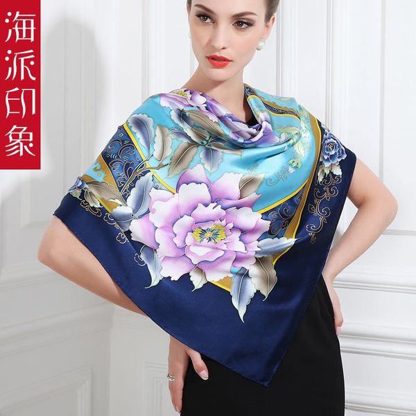 scarves impression counters the during spring and autumn 2021 silk hand-painted fine art big squares with style, Blue;gray
scarves impression counters the during spring and autumn 2021 silk hand-painted fine art big squares with style, Blue;gray