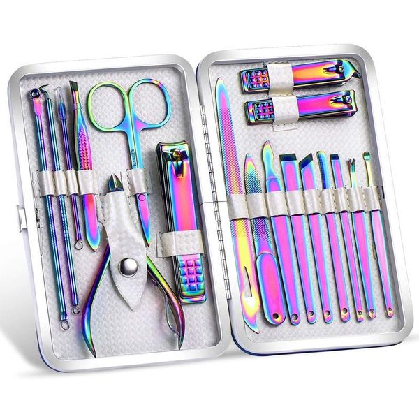 nail art kits rainbow clipper set pro stainless steel manicure household scissors tweezers ear spoon beauty tools
nail art kits rainbow clipper set pro stainless steel manicure household scissors tweezers ear spoon beauty tools