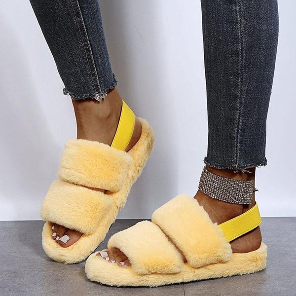 slippers winter women plush indoor furry home slides shoes female warm sandals back elastic strap, Black
slippers winter women plush indoor furry home slides shoes female warm sandals back elastic strap, Black