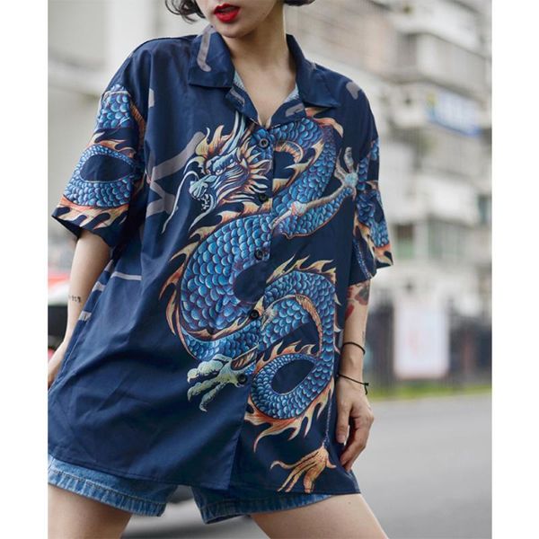 women's blouses & shirts qweek pattern shirt women harajuku chinese style dragon print blouse oversized anime graphic cardigan button u, White
women's blouses & shirts qweek pattern shirt women harajuku chinese style dragon print blouse oversized anime graphic cardigan button u, White