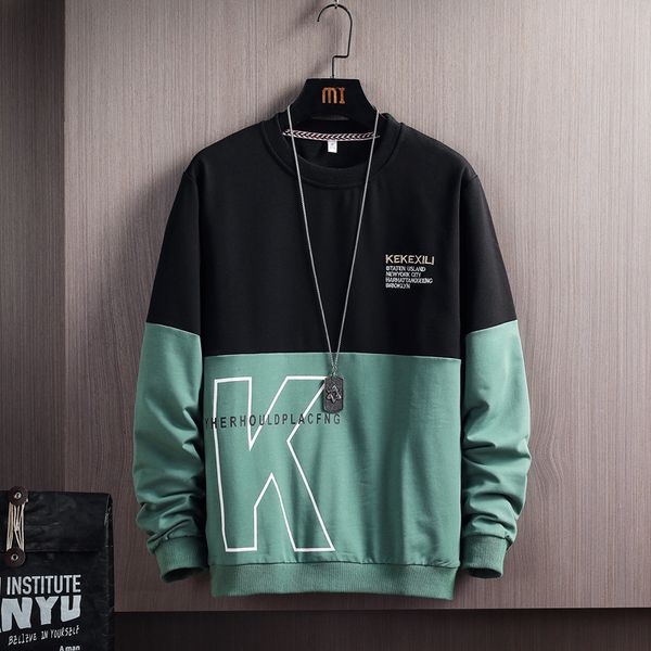 trendy men's fashion-w506-2021 spring new youth round neck trend sweater, Black
trendy men's fashion-w506-2021 spring new youth round neck trend sweater, Black