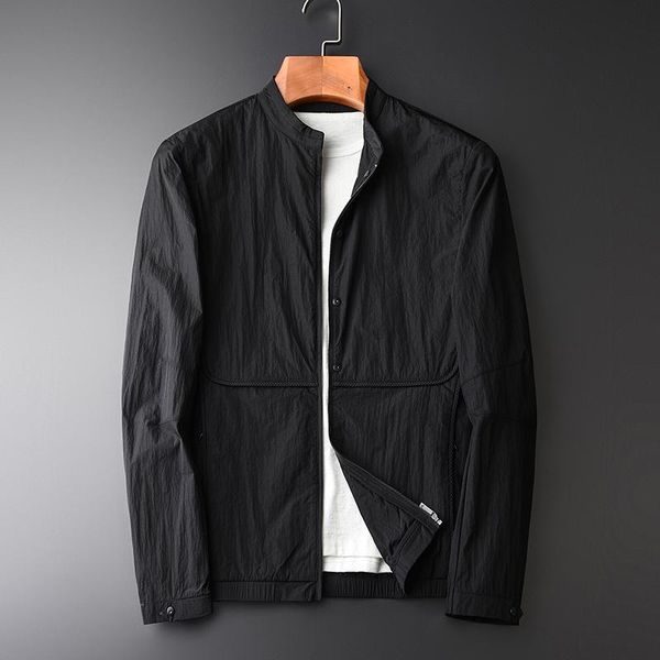 men's jackets men fashion stand collar thin spring autumn mens casual coats hight quality casacas para hombre man, Black;brown
men's jackets men fashion stand collar thin spring autumn mens casual coats hight quality casacas para hombre man, Black;brown