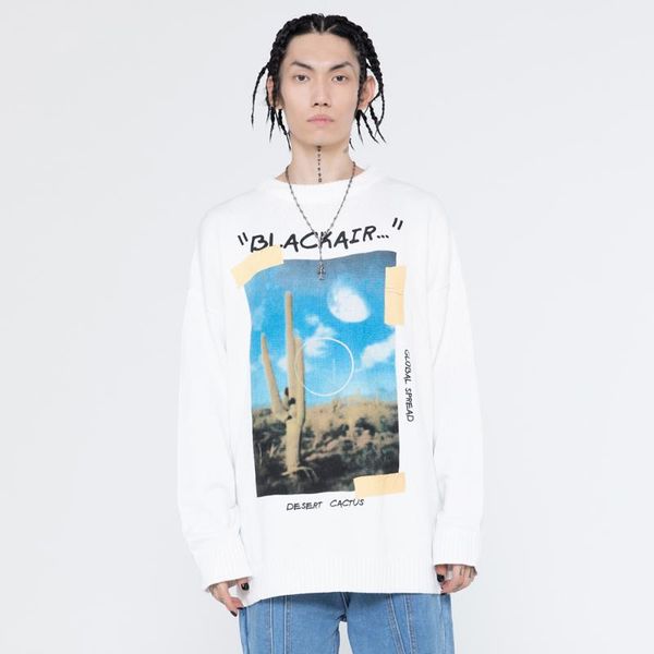 men's sweaters knitted long sleeve pullovers winter fashion harajuku sweater y2k men clothing hip hop streetwear goth oversized, White;black
men's sweaters knitted long sleeve pullovers winter fashion harajuku sweater y2k men clothing hip hop streetwear goth oversized, White;black