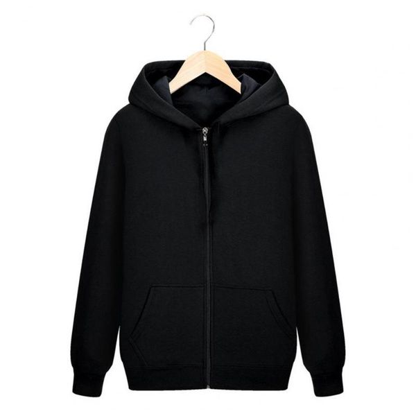 winter long sleeve thicken zipper hoodie sport sweatshirt with pocket simple style casual coat for spring men's hoodies & sweats, Black
winter long sleeve thicken zipper hoodie sport sweatshirt with pocket simple style casual coat for spring men's hoodies & sweats, Black