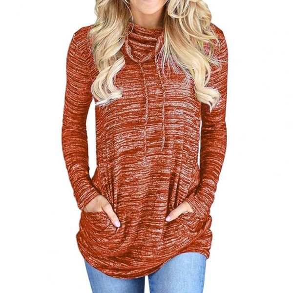 women's t-shirt femme pullover long sleeve pile collar women sweatshirts pockets casual ropa mujer, White
women's t-shirt femme pullover long sleeve pile collar women sweatshirts pockets casual ropa mujer, White