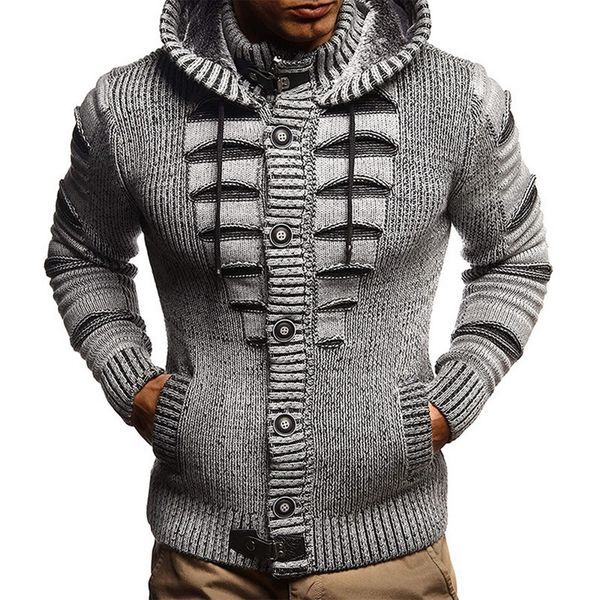 winter mens fashion sweater single-breasted hollow design jacquard casual long sleeve hooded cardigan slim jacket, White;black
winter mens fashion sweater single-breasted hollow design jacquard casual long sleeve hooded cardigan slim jacket, White;black