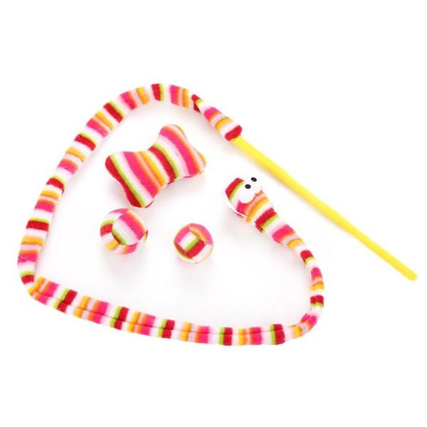 cat toys toy combination funny stick set rainbow snake ball bone pet supplies
cat toys toy combination funny stick set rainbow snake ball bone pet supplies