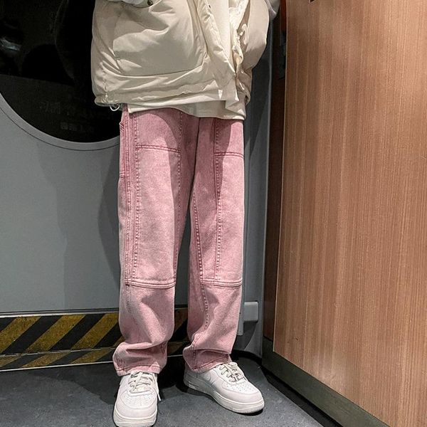 men's jeans 2021 winter patchwork oversize men harajuku hip hop streetwear male baggy cargo trousers fashion clothing, Blue
men's jeans 2021 winter patchwork oversize men harajuku hip hop streetwear male baggy cargo trousers fashion clothing, Blue