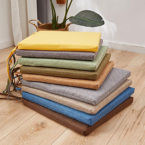 cushion/decorative pillow square seat cushion solid color cotton linen dining chair office buttocks removable washable floor mats
cushion/decorative pillow square seat cushion solid color cotton linen dining chair office buttocks removable washable floor mats