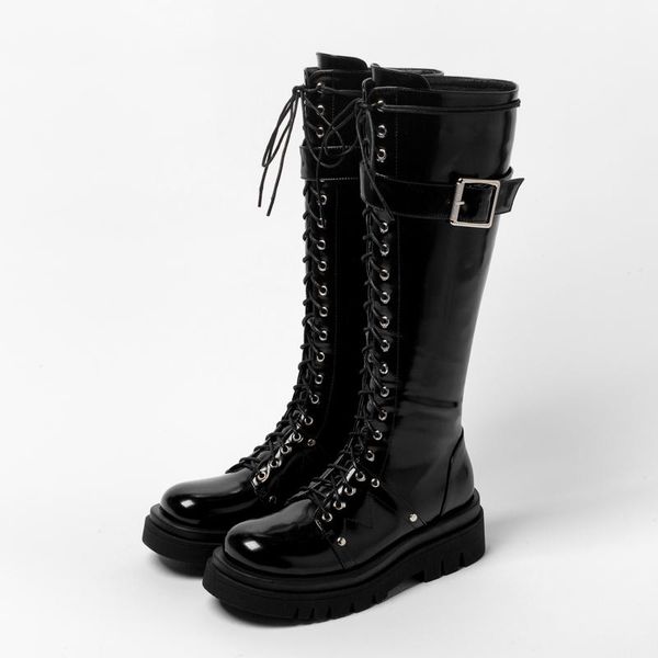 boots 2021 women fashion platform square heel knee high pu leather motorcycle autumn winter zip ladies shoes, Black
boots 2021 women fashion platform square heel knee high pu leather motorcycle autumn winter zip ladies shoes, Black