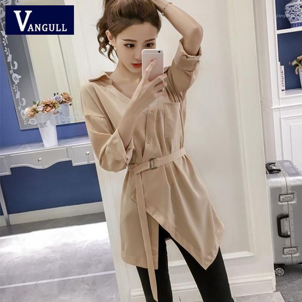 vangull women chiffon shirts solid long v-neck plus size blouse spring summer adjustable sashes sleeve loose women's blouses &, White
vangull women chiffon shirts solid long v-neck plus size blouse spring summer adjustable sashes sleeve loose women's blouses &, White