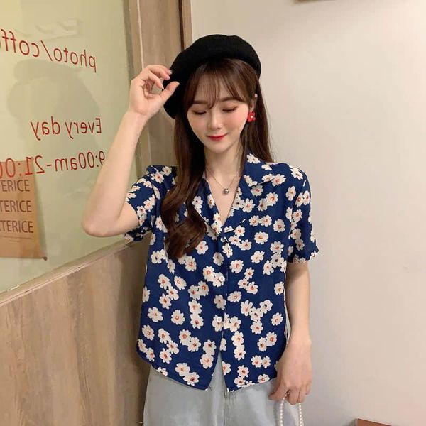 women's blouses & shirts 2021 spring vintage long sleeve blouse daisy printing korean hong kong style retro women button up shirt haraj, White
women's blouses & shirts 2021 spring vintage long sleeve blouse daisy printing korean hong kong style retro women button up shirt haraj, White