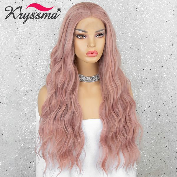 long wavy synthetic wigs pink purple synthetic lace front wigs loose wave wigs for women cosplay wig for halloween party, Black
long wavy synthetic wigs pink purple synthetic lace front wigs loose wave wigs for women cosplay wig for halloween party, Black