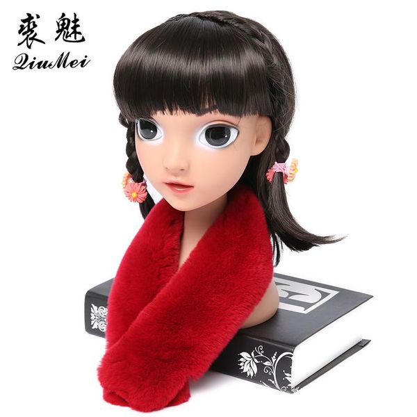 scarves & wraps qiumei children winter scarf for girls boys 2021 fashion solid kids knitted real fur 58cm child, Red;brown
scarves & wraps qiumei children winter scarf for girls boys 2021 fashion solid kids knitted real fur 58cm child, Red;brown
