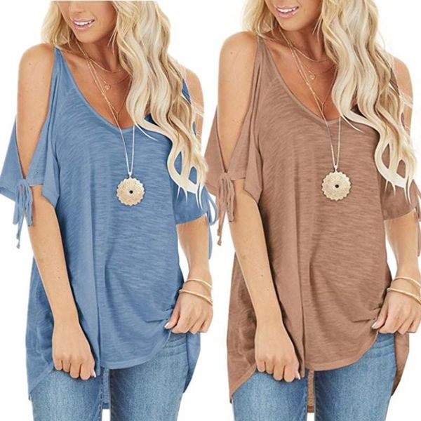 new summer women's bow t-shirt off shoulder lace-up loose street pullover casual women beach blue black pink t-shirts, White
new summer women's bow t-shirt off shoulder lace-up loose street pullover casual women beach blue black pink t-shirts, White
