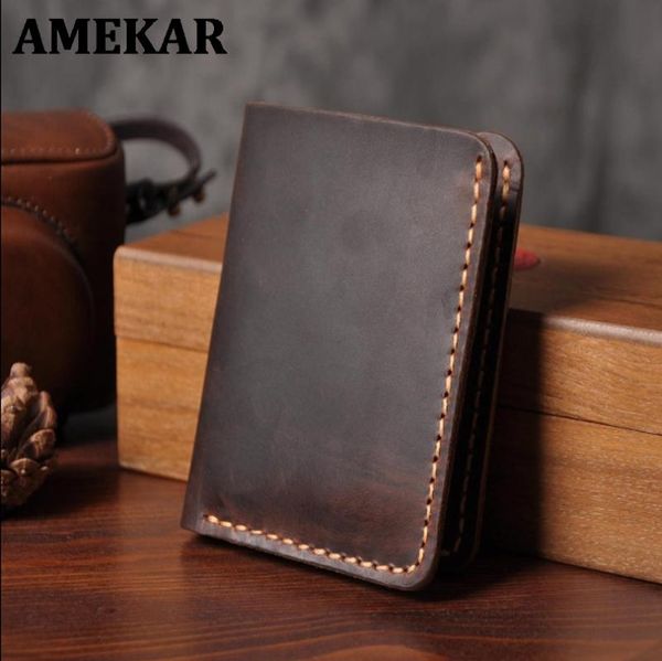 handmade vintage crazy horse genuine leather wallet men wallet leather engrave short men purse male money clips money bag, Red;black
handmade vintage crazy horse genuine leather wallet men wallet leather engrave short men purse male money clips money bag, Red;black