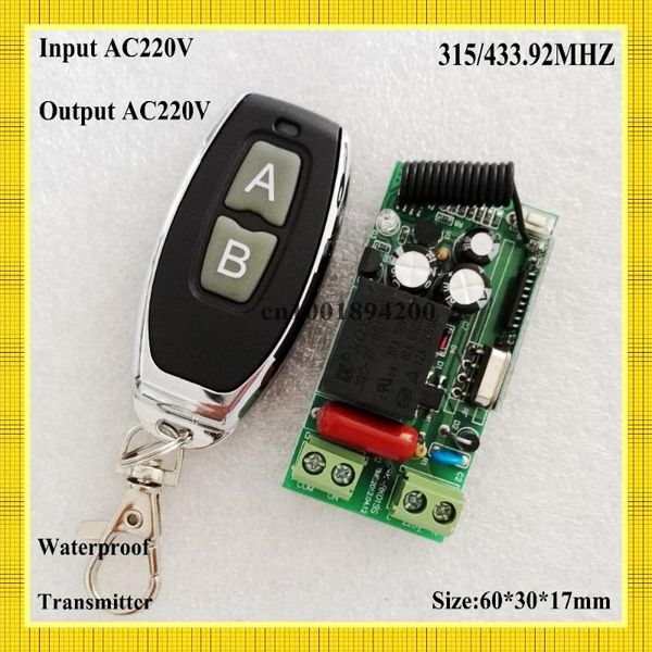smart home control input ac220v output rf wireless remote switch 315/433 lighting led bulb lamp on off small size txrx
smart home control input ac220v output rf wireless remote switch 315/433 lighting led bulb lamp on off small size txrx