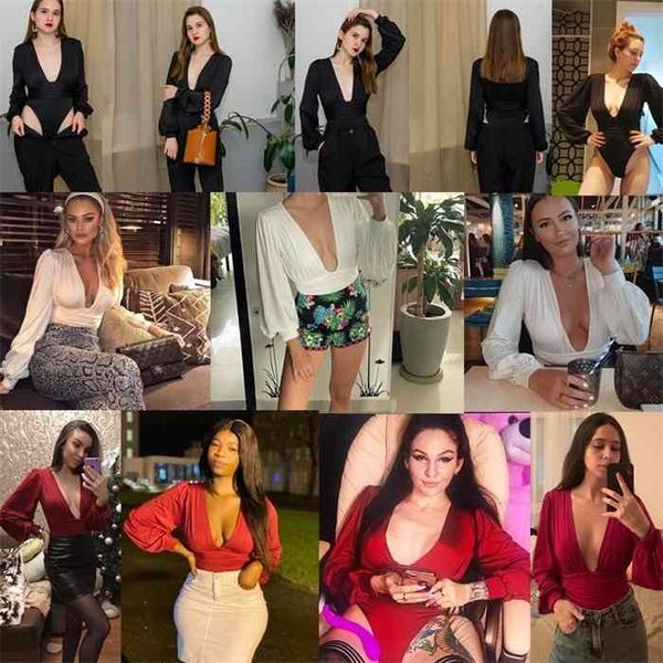autumn winter rompers jumpsuits club v neck high waist solid bodycon regular long sleeve female bodysuits women, Black;white
autumn winter rompers jumpsuits club v neck high waist solid bodycon regular long sleeve female bodysuits women, Black;white