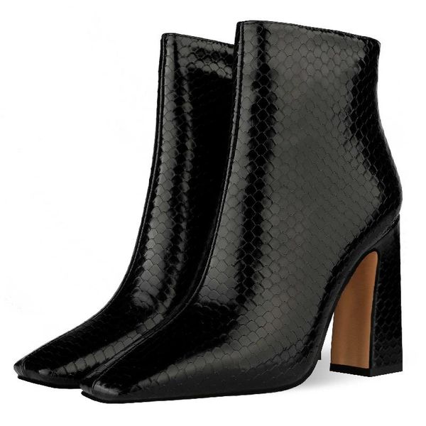 boots fashion ankle for women winter spring block heels short boot zipper fetish party shoes lady large size, Black
boots fashion ankle for women winter spring block heels short boot zipper fetish party shoes lady large size, Black
