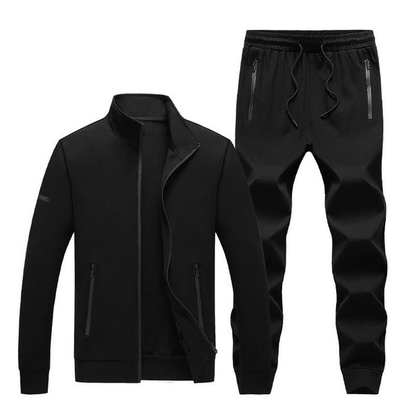 men's tracksuits men casual sportswear set jacket pants solid suit asian size l-5xl spring autumn male clothes, Gray
men's tracksuits men casual sportswear set jacket pants solid suit asian size l-5xl spring autumn male clothes, Gray