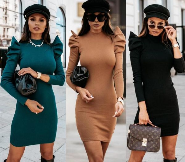fashion bodycon women's dress long sleeve pure color slim lady clothes casual red black dresses elegant 2021, Black;gray
fashion bodycon women's dress long sleeve pure color slim lady clothes casual red black dresses elegant 2021, Black;gray
