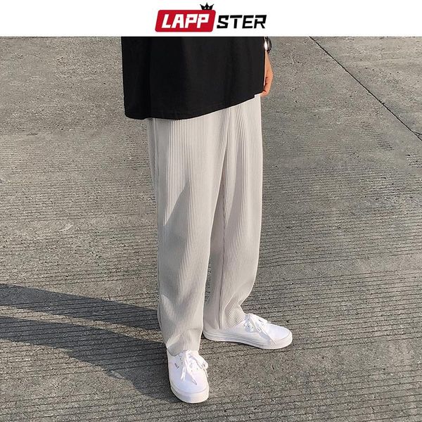 men's pants lappster men straight harajuku korean fashion harem 2021 mens ice silk streetwear sweatpants male wide leg baggy joggers, Black
men's pants lappster men straight harajuku korean fashion harem 2021 mens ice silk streetwear sweatpants male wide leg baggy joggers, Black