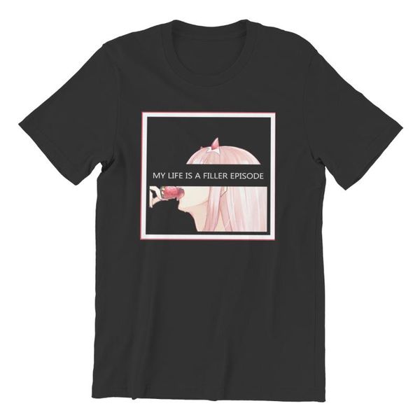 men's t-shirts t-shirt zero two my life is a filler episode wholesale clothes streetwear round collar men clothing 46762, White;black
men's t-shirts t-shirt zero two my life is a filler episode wholesale clothes streetwear round collar men clothing 46762, White;black