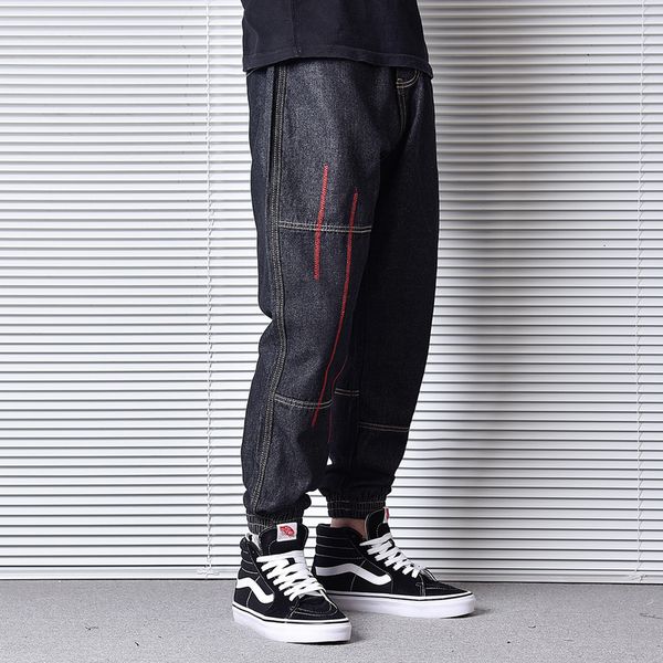 2021 new japanese vintage designer black color embroidery denim cargo pants harem trousers fashion streetwear hip hop jeans men 80oj, Blue
2021 new japanese vintage designer black color embroidery denim cargo pants harem trousers fashion streetwear hip hop jeans men 80oj, Blue