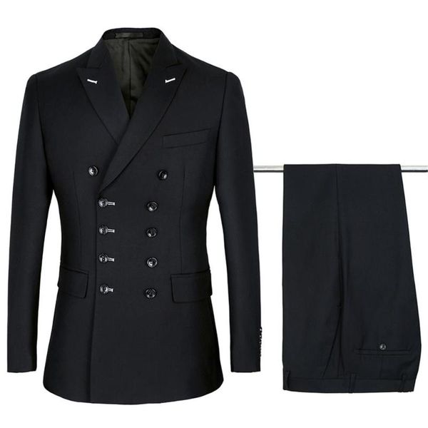 men's suits & blazers 2021 black double breasted mens wedding navy blue/burgundy sets 2 pcs men terno costume homme mariage slim fit, White;black
men's suits & blazers 2021 black double breasted mens wedding navy blue/burgundy sets 2 pcs men terno costume homme mariage slim fit, White;black