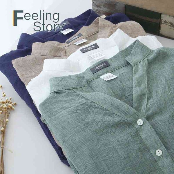 casual loose womens and blouses harajuku plus size white blouse shirt sun protection cotton linen v neck shirts blusas 210721
casual loose womens and blouses harajuku plus size white blouse shirt sun protection cotton linen v neck shirts blusas 210721