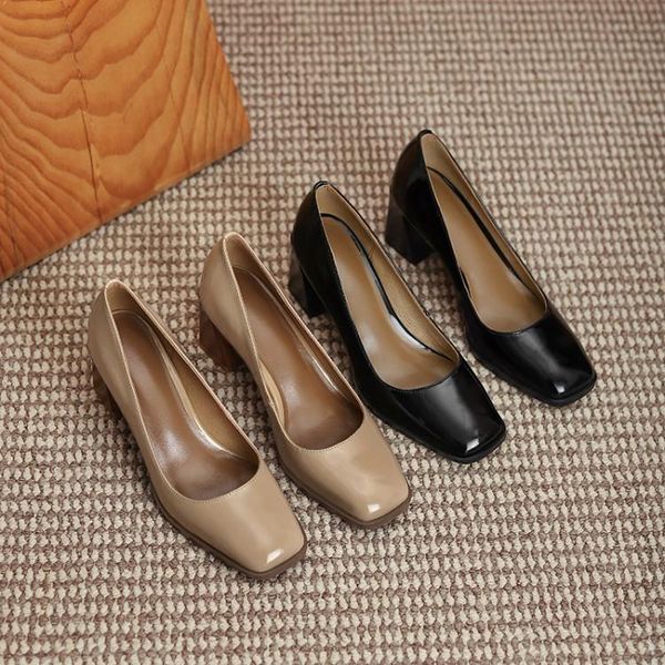 dress shoes mljuese 2021 women pumps soft cow leather autumn spring vintage style black color square toe slip on high heels
dress shoes mljuese 2021 women pumps soft cow leather autumn spring vintage style black color square toe slip on high heels