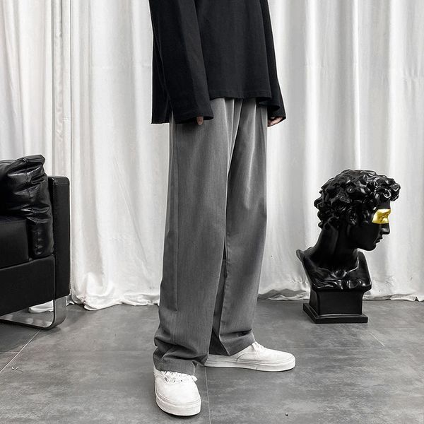 2021 straight wide leg men's fashion solid color business casual men social mens suit pants s-2xl 4yfo, Black
2021 straight wide leg men's fashion solid color business casual men social mens suit pants s-2xl 4yfo, Black