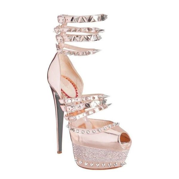 2021 fashion women sandals high heels lady shoes sandals wedding plus size waterproof rivet shoes gold, Black
2021 fashion women sandals high heels lady shoes sandals wedding plus size waterproof rivet shoes gold, Black