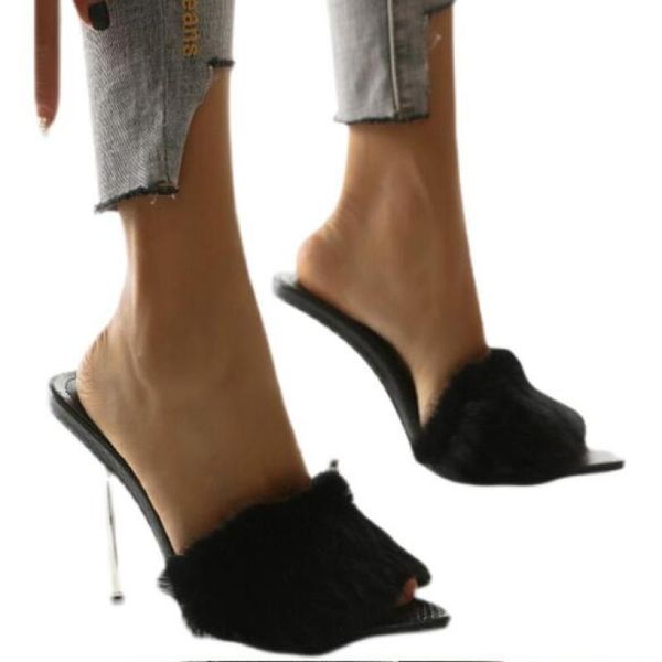 pu leather casual thin high heel sandals summer women square toe slippers dress shoes, Black
pu leather casual thin high heel sandals summer women square toe slippers dress shoes, Black