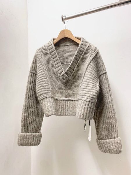 2021 new gross with low-cut v alternative knitted-knit sweater for woman autumn clothes streetwear vintage indie clothing harakjuku 2otf, White;black
2021 new gross with low-cut v alternative knitted-knit sweater for woman autumn clothes streetwear vintage indie clothing harakjuku 2otf, White;black