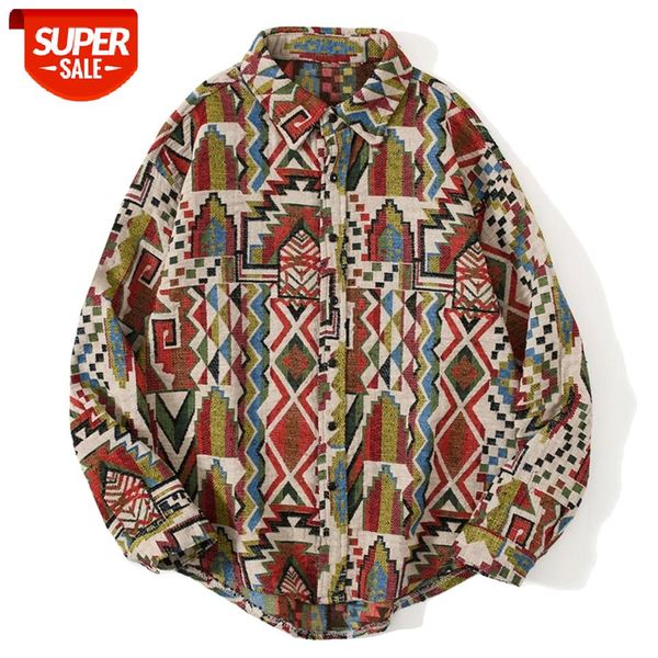 geometric patterns long sleeve shirts 2020 harajuku casual national style knitted shirt autumn streetwear loose cotton tees #s41r, White;black
geometric patterns long sleeve shirts 2020 harajuku casual national style knitted shirt autumn streetwear loose cotton tees #s41r, White;black