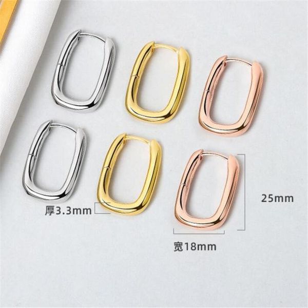 hoop & huggie prevent allergy earrings korean geometric oval ear buckle charm women trendy jewelry elegant love gift, Golden;silver
hoop & huggie prevent allergy earrings korean geometric oval ear buckle charm women trendy jewelry elegant love gift, Golden;silver