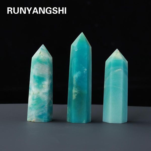decorative objects & figurines natural crystal point amazonite healing obelisk wand greenquartz ornament for home decor reiki energy stone p
decorative objects & figurines natural crystal point amazonite healing obelisk wand greenquartz ornament for home decor reiki energy stone p