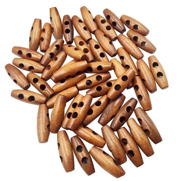 button 50 pieces olive shape wooden toggles buttons 2 holes sewing for clothes decor, Blike;white
button 50 pieces olive shape wooden toggles buttons 2 holes sewing for clothes decor, Blike;white