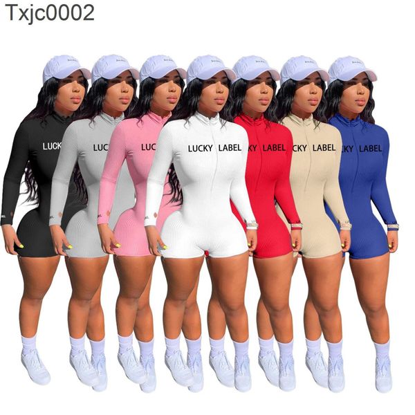 women jumpsuits designer slim solid colour high neck thread embroidery letters printed zipper long sleeve shorts onesies sports rompers, Black;white
women jumpsuits designer slim solid colour high neck thread embroidery letters printed zipper long sleeve shorts onesies sports rompers, Black;white