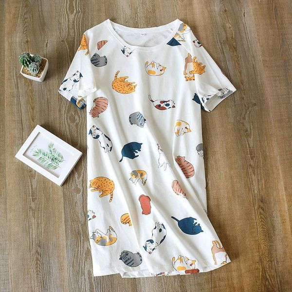 cotton comfort sleepwear crew neck sleepdress for women short sleeve polka dot cartoon printed nightwear homewear, Black;red
cotton comfort sleepwear crew neck sleepdress for women short sleeve polka dot cartoon printed nightwear homewear, Black;red
