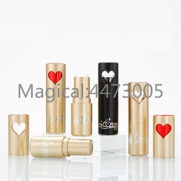 12.1mm 10/30/50pcs empty lipstick tube cylinder black gold heart lipstick shell cosmetics refillable container diy material
12.1mm 10/30/50pcs empty lipstick tube cylinder black gold heart lipstick shell cosmetics refillable container diy material