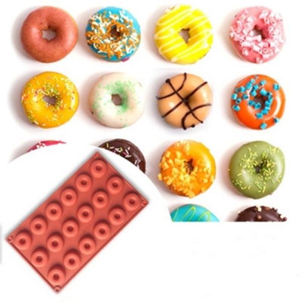 cake tools 18 donut shape silicone mold diy chocolate home baking snack pastry high temperature resistance eco-friendly
cake tools 18 donut shape silicone mold diy chocolate home baking snack pastry high temperature resistance eco-friendly