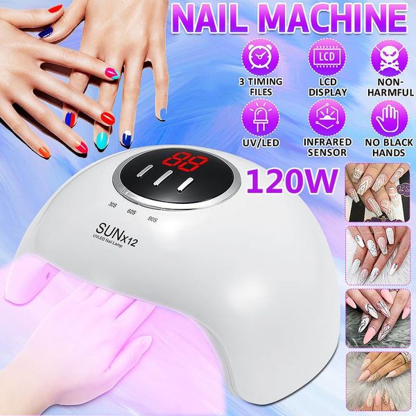nail dryers professional 120w sun x12 uv led lamp manicure apparatus potherapy quick dry gel dryer
nail dryers professional 120w sun x12 uv led lamp manicure apparatus potherapy quick dry gel dryer