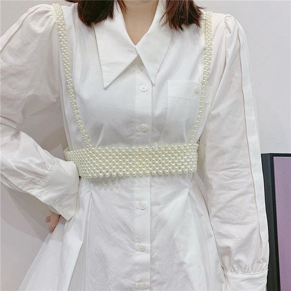 belts designer products pearl vest for women luxurious fashion strap chain style suit dress ma3 jia3 decoration, Black;brown
belts designer products pearl vest for women luxurious fashion strap chain style suit dress ma3 jia3 decoration, Black;brown
